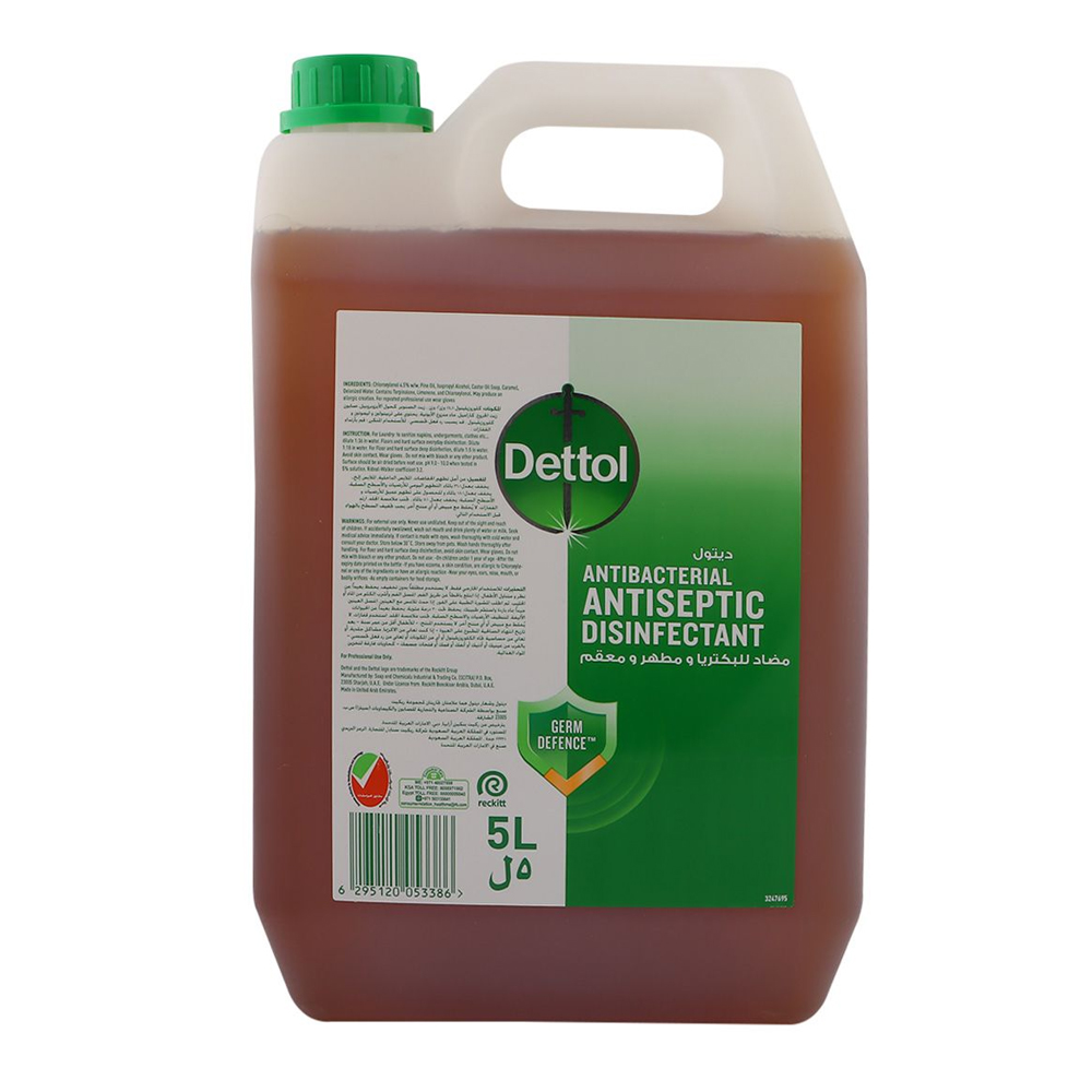 Dettol Antiseptic Liquid 5L Carton Pack of 2