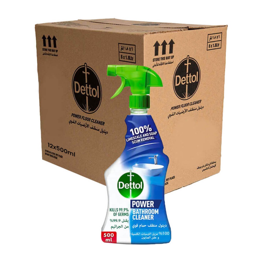 Dettol Bathroom Cleaner Spray 500ML Carton Pack of 12