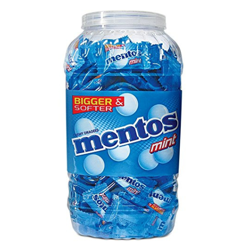 Mentos Mint Candy PP Jars 20 GR 200 Pieces Carton
