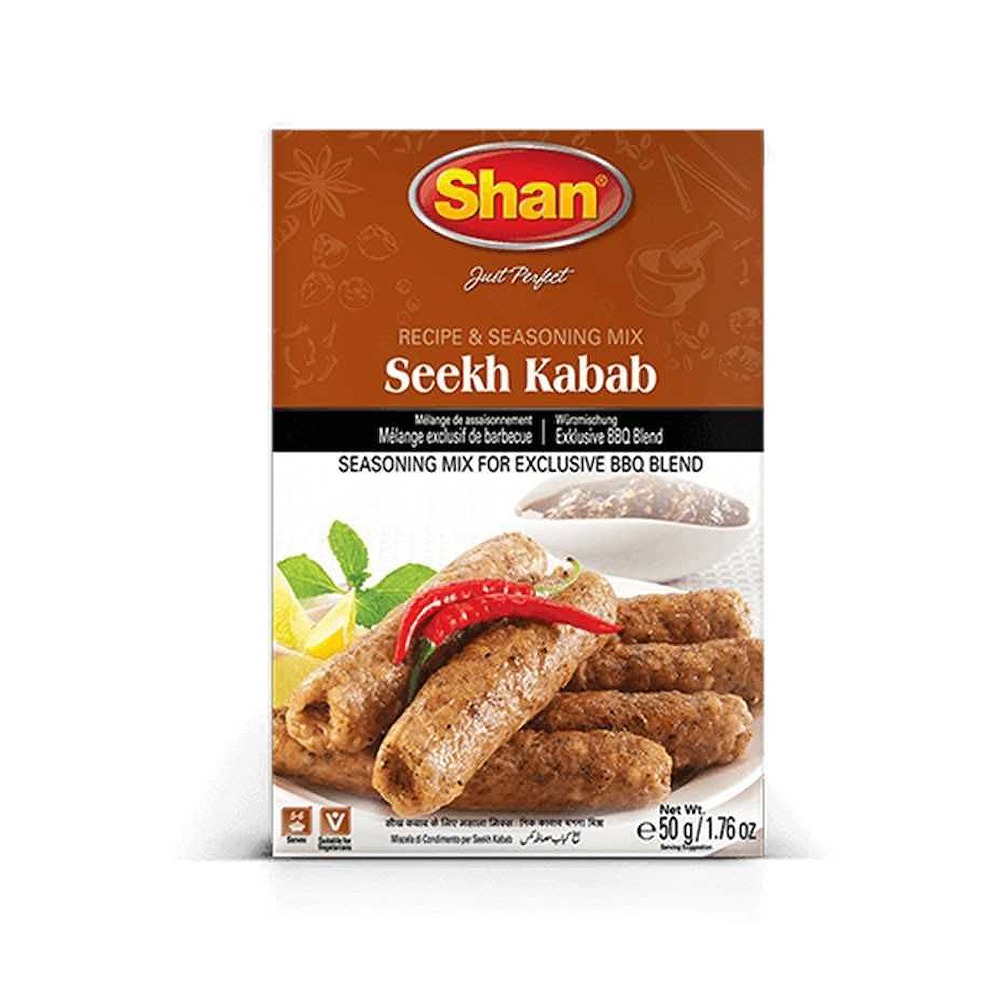 Shan Seekh Kabab Masala 50g – Kabab Spice Mix