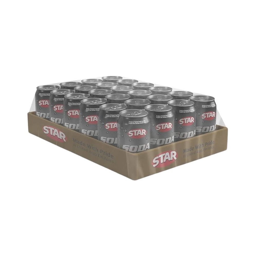 Star Soda Carbonated Soft Drink 300ml Can - Refreshing Sparkling Beverage Bulk Pack (1x24)
