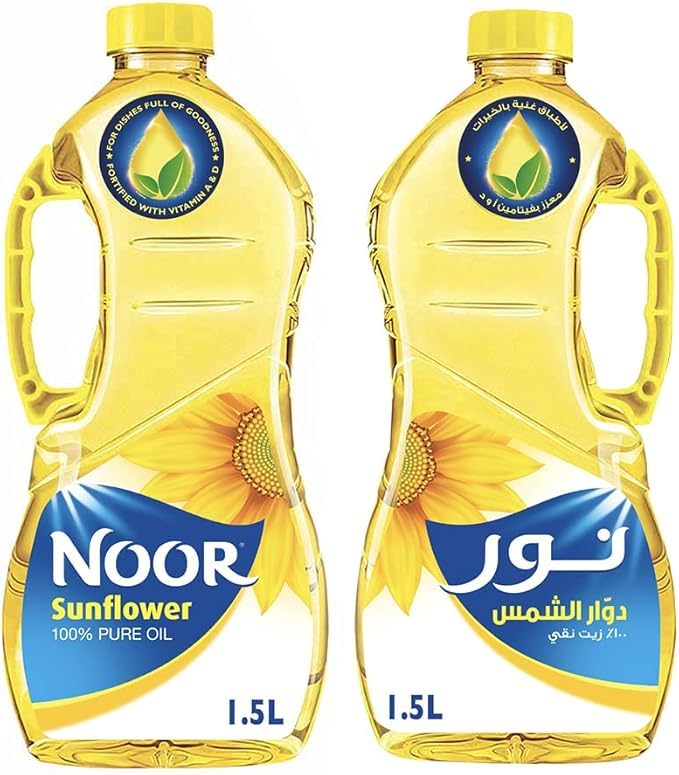 NOOR Sunflower Oil 1.5L Carton Pack of 6