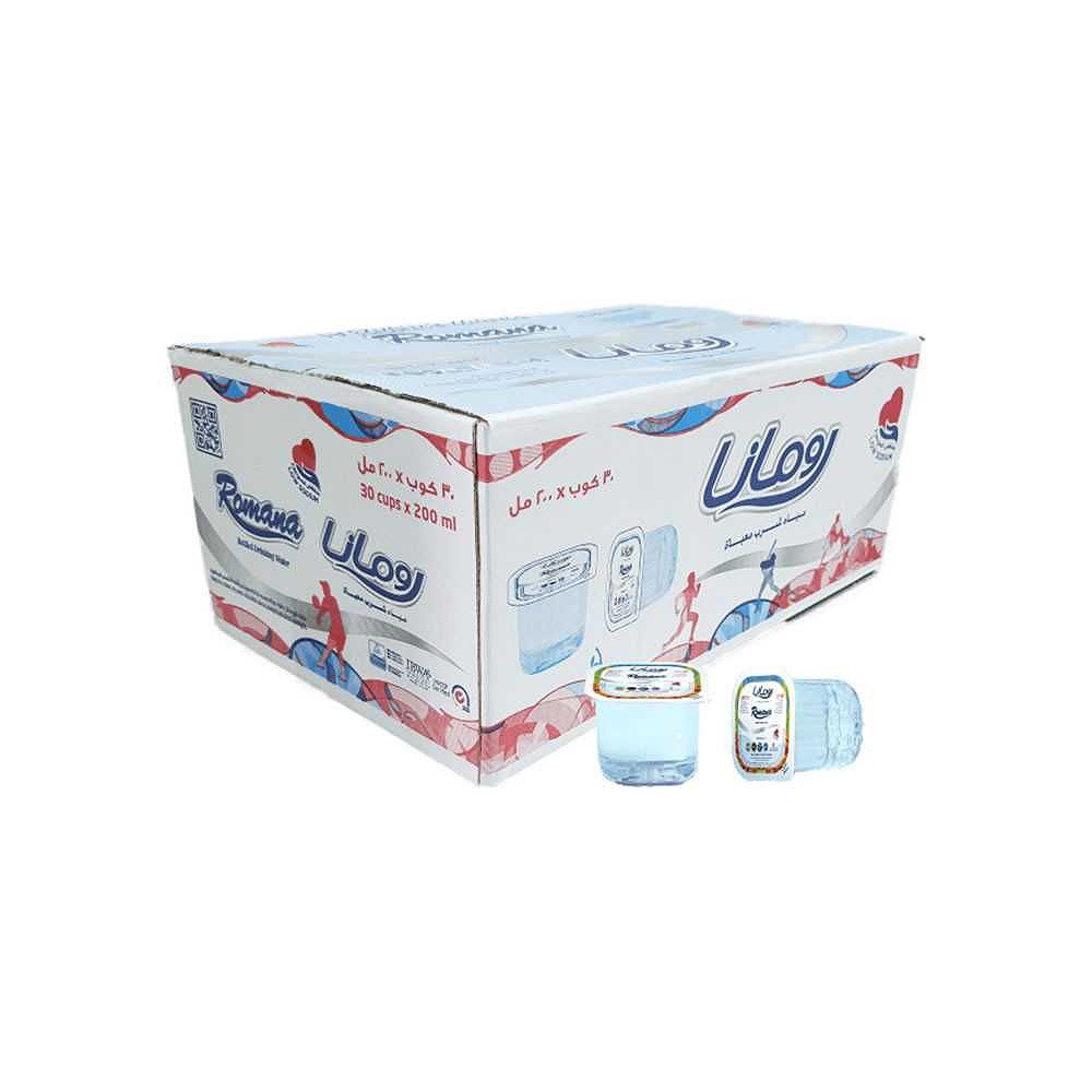 Romana Mineral Water Cup 200ml – Pack of 30