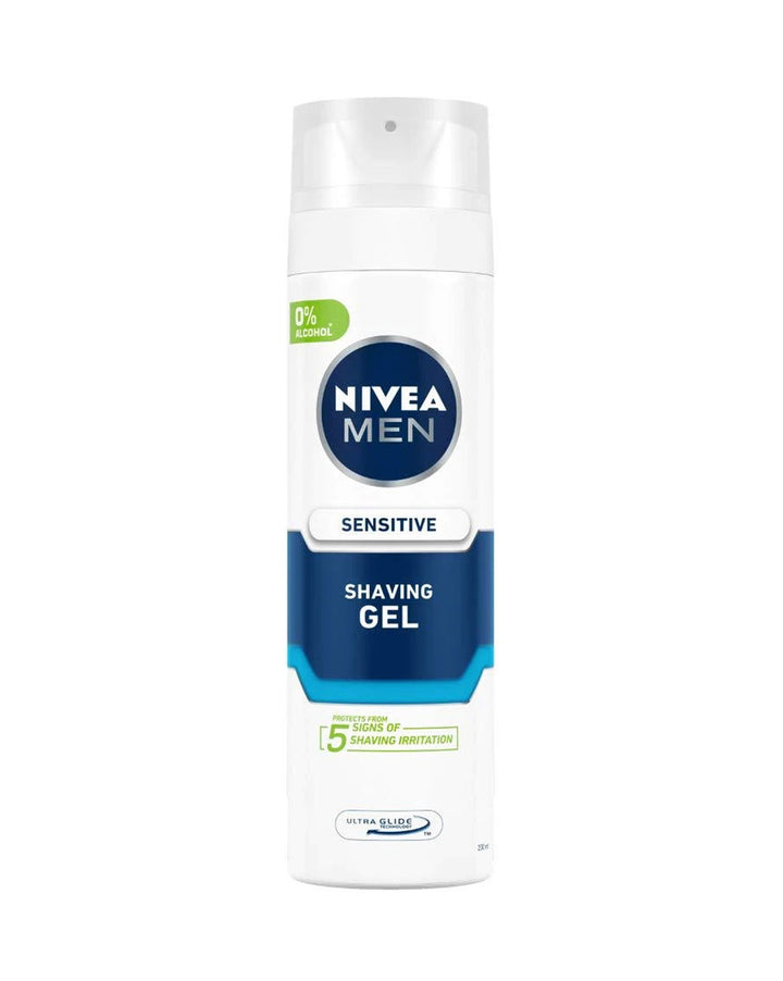 NIVEA Shaving Gel Sensitive 200ML Carton Pack of 24