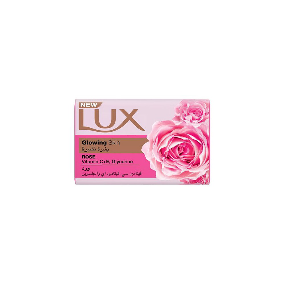 Lux Glowing Skin Rose Bar Soap 170g