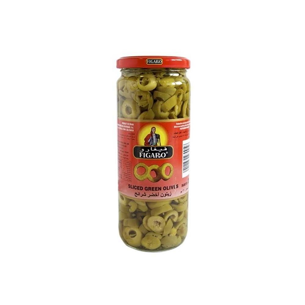 Figaro Sliced Green Olives 230g
