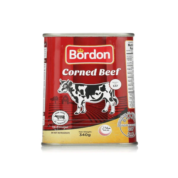 Bordon Corned Beef 340GR Carton Pack of 24