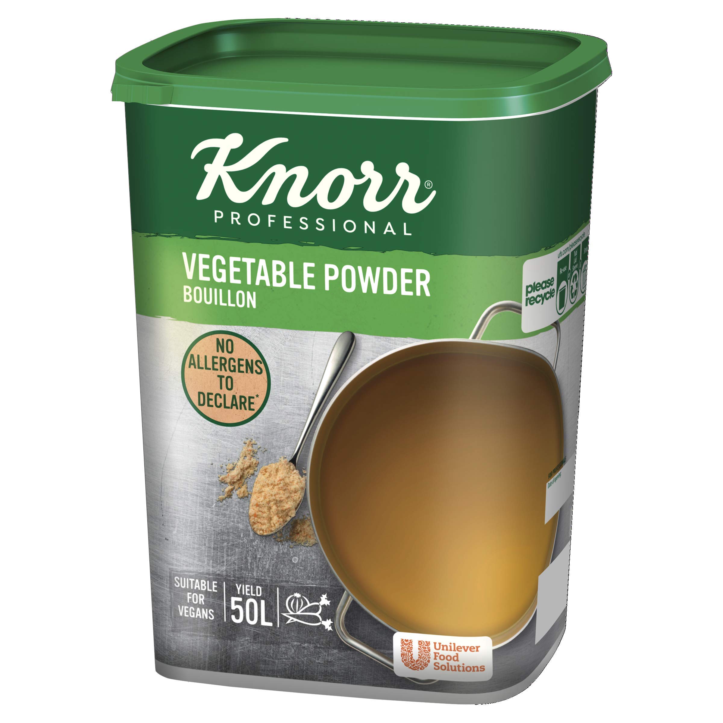 Knorr Vegetable Stock Powder 1kg Carton Pack of 6