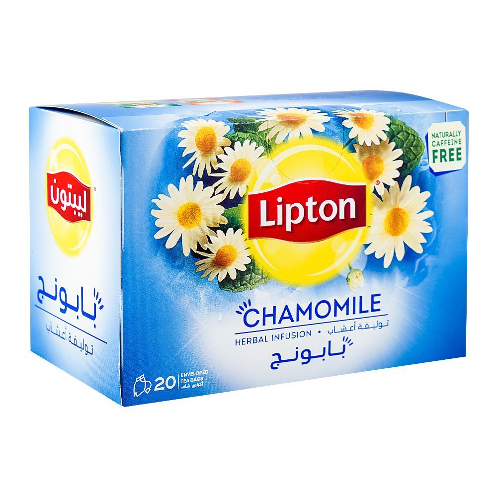 Lipton Chamomile Herbal Tea Bags 20 Bags 1 Gram Pack of 3