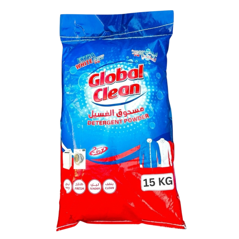 GLOBAL CLEAN DETERGENT POWDER BAG 15KG