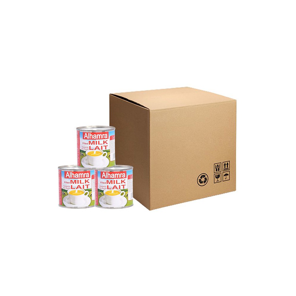 Al Hamra UHT Liquid Milk 170g Single Serve Packs – 48 Units Carton | Long Life Fresh Dairy Milk