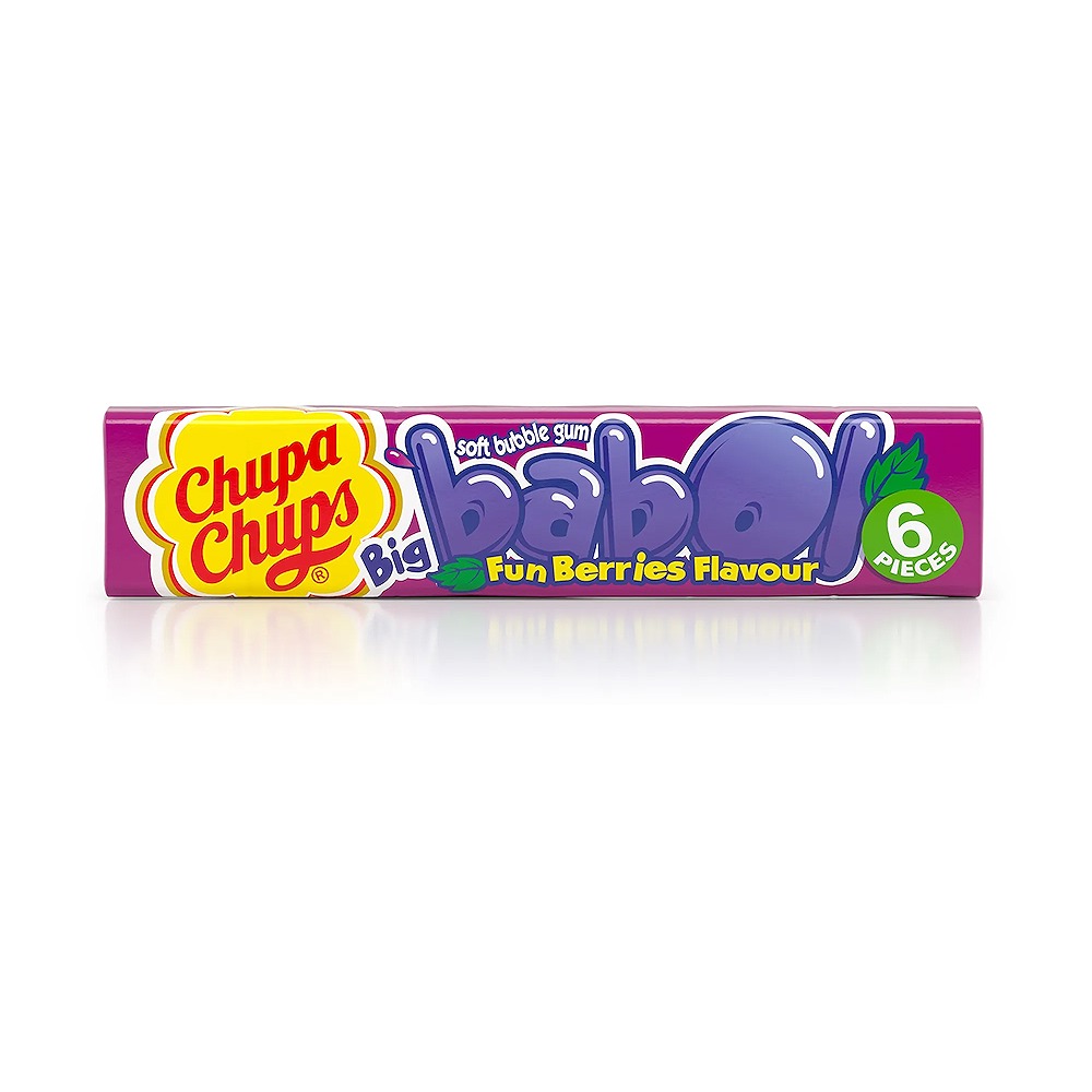 Chupa Chups Bubble Gum Fun Berries 540g Pack of 4