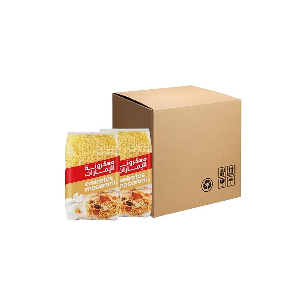 Emirates Vermicelli 3-Pack Special 3x400g Carton (1x8) - Premium Quality Fine Vermicelli for Cooking, Catering & Wholesale Supply
