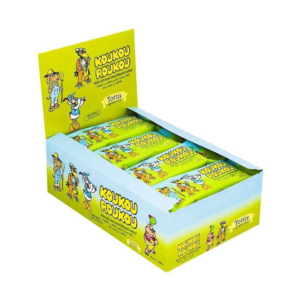 Koukou Roukou Wafer With Cream Filling 20x25g