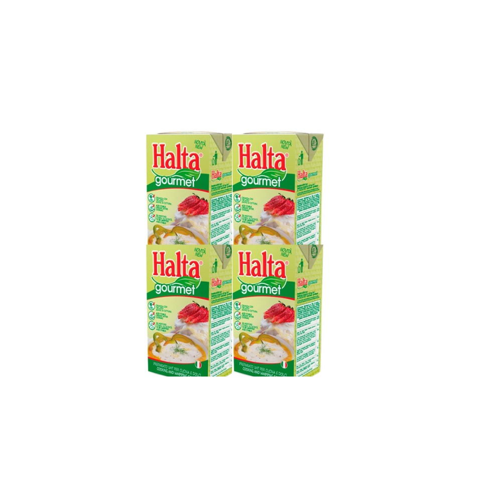 HALTA Gourmet Cooking Cream 1LTR Pack of 4