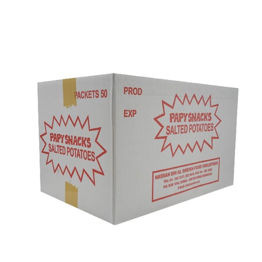 Papy Snacks Potatoes 15GR Carton Pack of 50