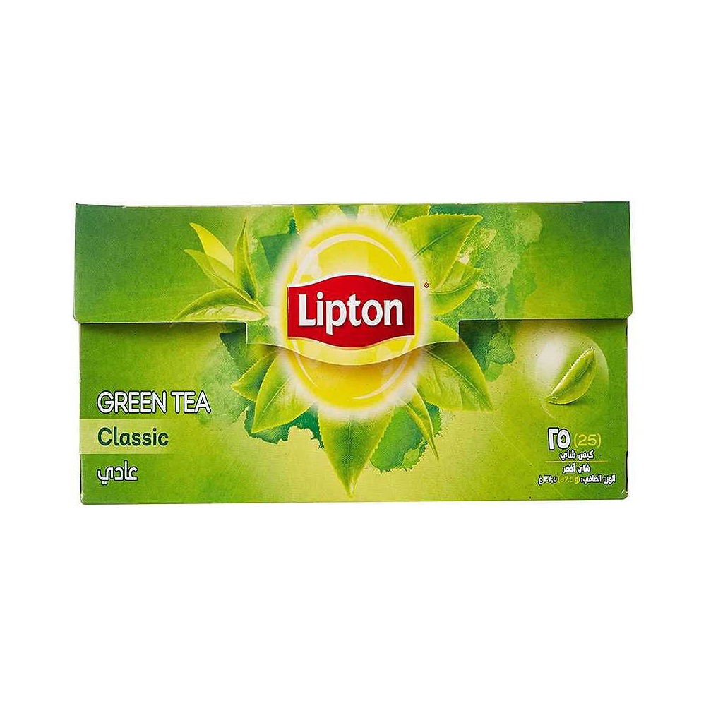Lipton Green Tea – Rich Aroma Classic 25 Tea – Rich Aroma Bags
