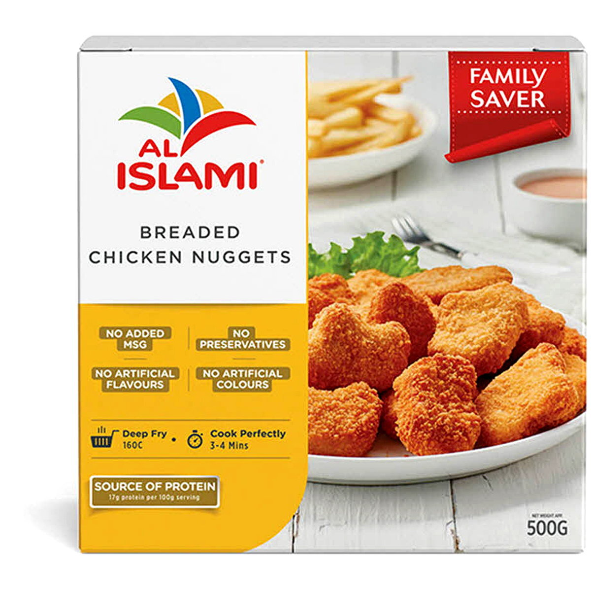AL ISLAMI Chicken Nuggets 500g Carton of 12