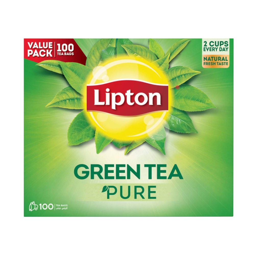 LIPTON GREEN TEA BAG PURE 100 Tea – Rich Aroma Bags