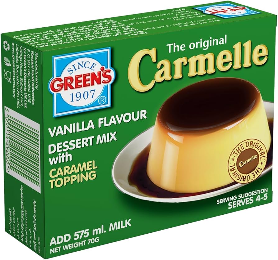 GREENS Cream Caramel 70 GR Carton Pack of 144