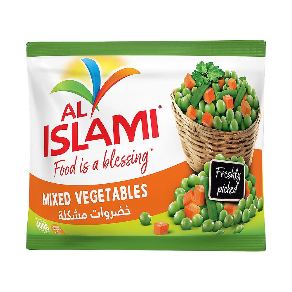 AL ISLAMI Mixed Vegetables 400GM Pack of 4
