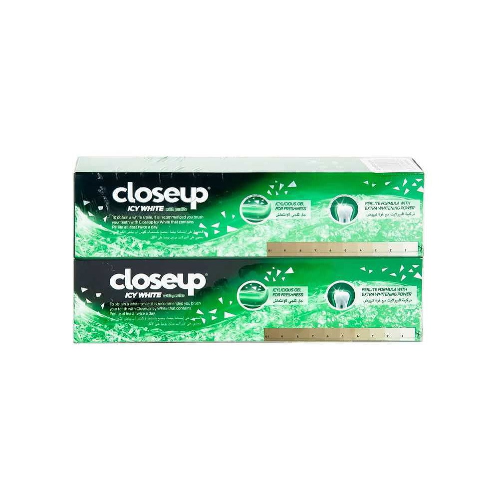 Closeup Icy Green Menthol Toothpaste 4x75ml