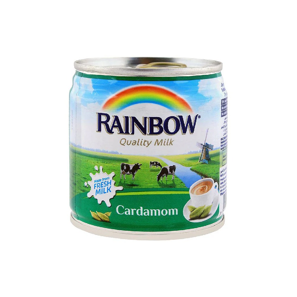 Rainbow Flavored Milk Drink Cardamom 160ML Pack of 3