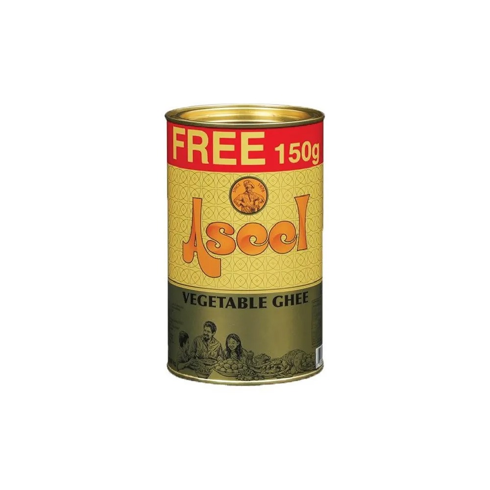 ASEEL Vegetable Ghee 1L + 150ml Premium Cooking & Frying Ghee Bulk Pack (1x12 Carton)