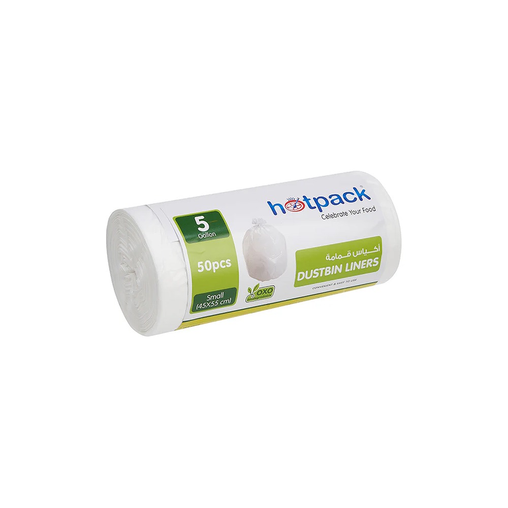 Hotpack Dust Bin Bag Roll 45x55 CM Pack of 4