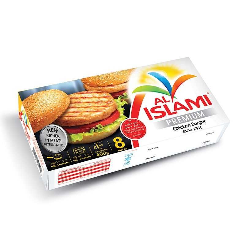 Al Islami Premium Chicken Burger 400g - Premium Quality & Great Value