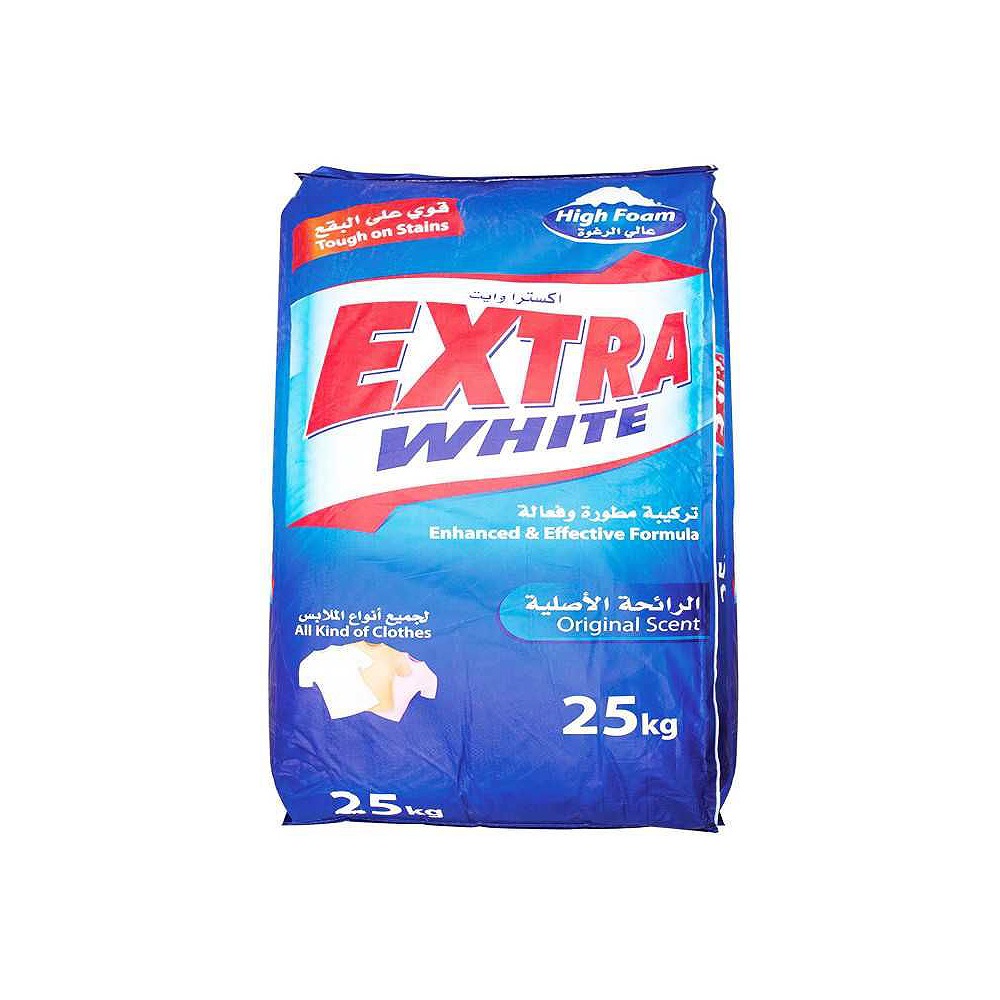 Extra White Detergent Powder 25kg