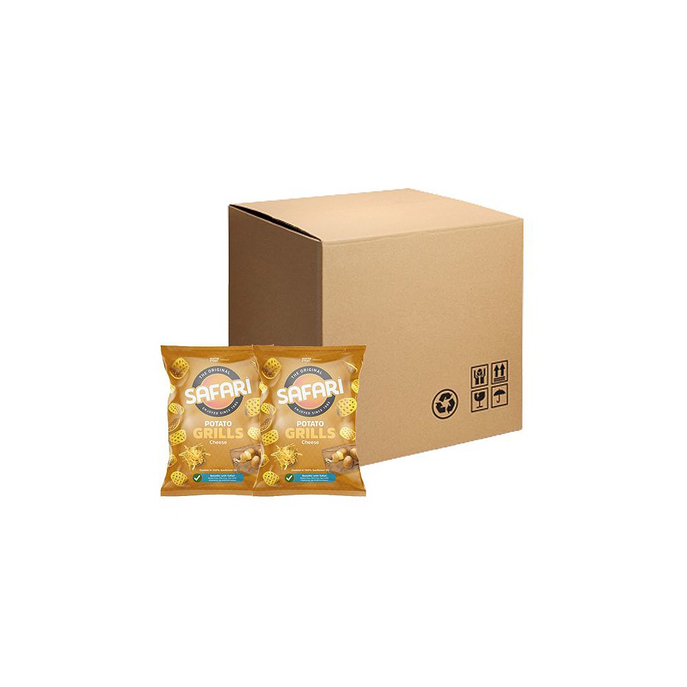 Safari Potato Grill Cheese 60gm Pack of 16