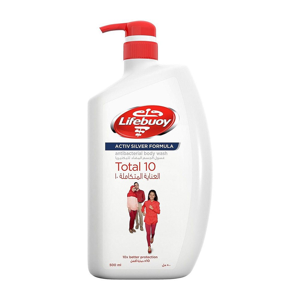 Lifebuoy Body Wash Total10 500ML Pack of 3
