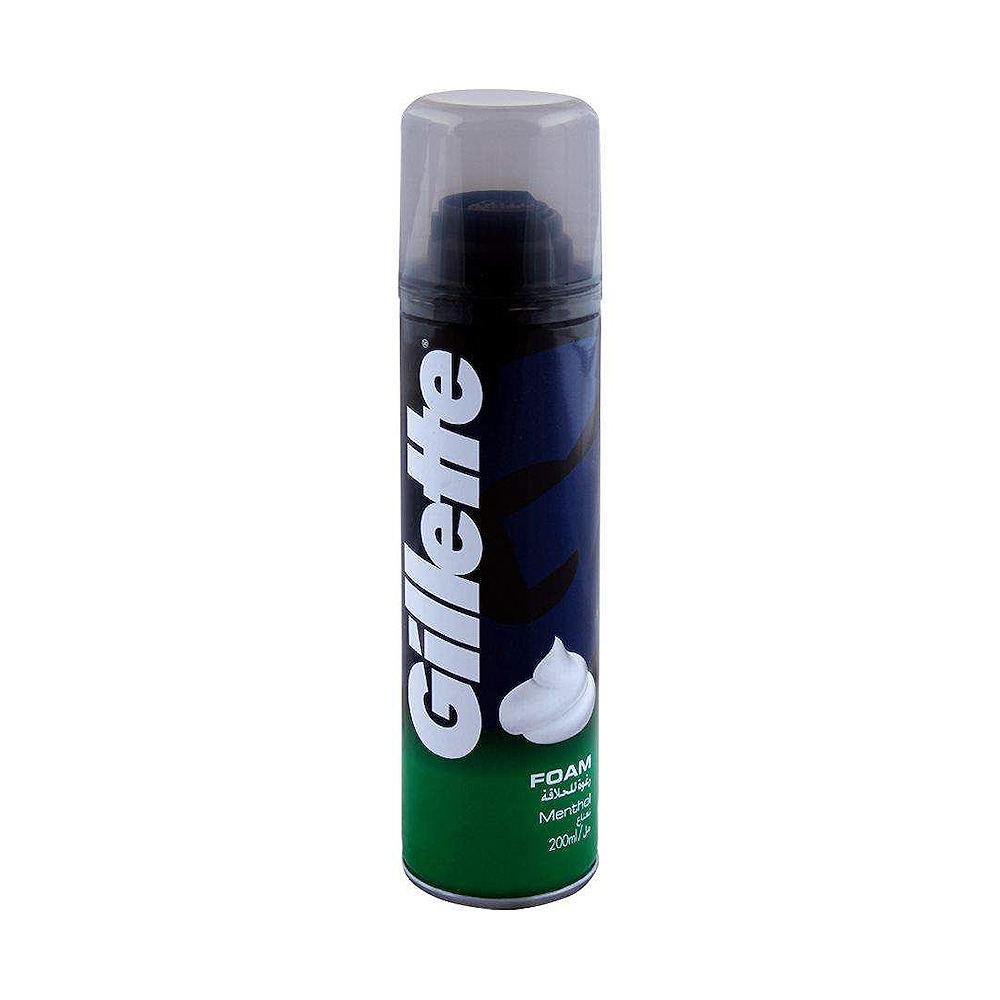 Gillette Shaving Foam Menthol 200ML Pack of 3