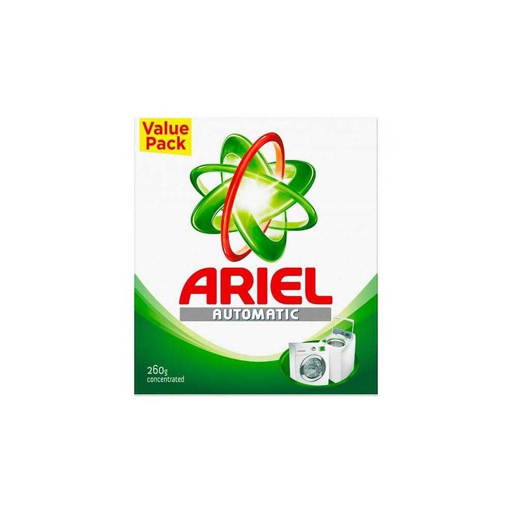 Ariel Concentrated Detergent Powder 260g Pack of 32 (Green)