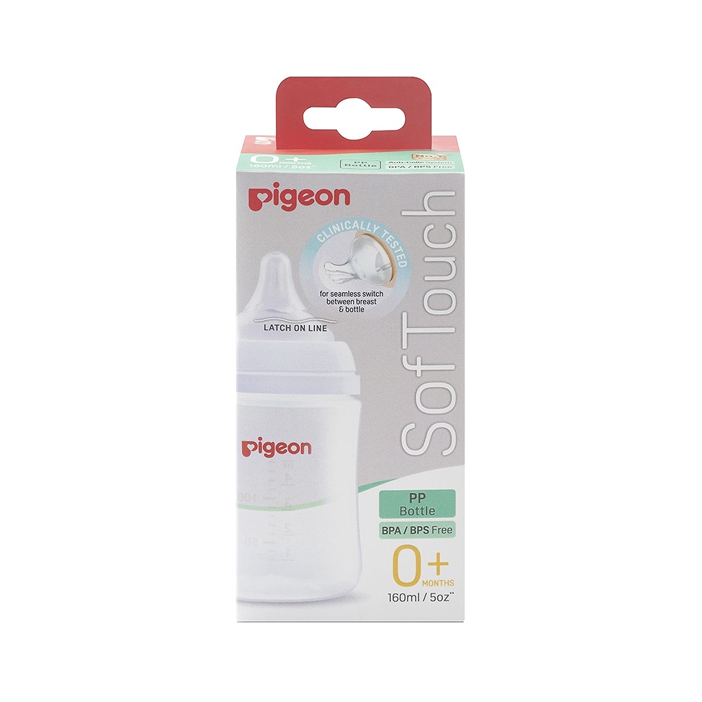 Pigeon Softouch Printed Plastic Feeding Bottle 160ML Piece