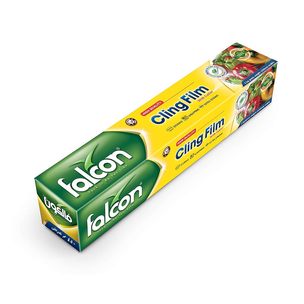 FALCON Cling Film 45CM x 2KG Pack of 2
