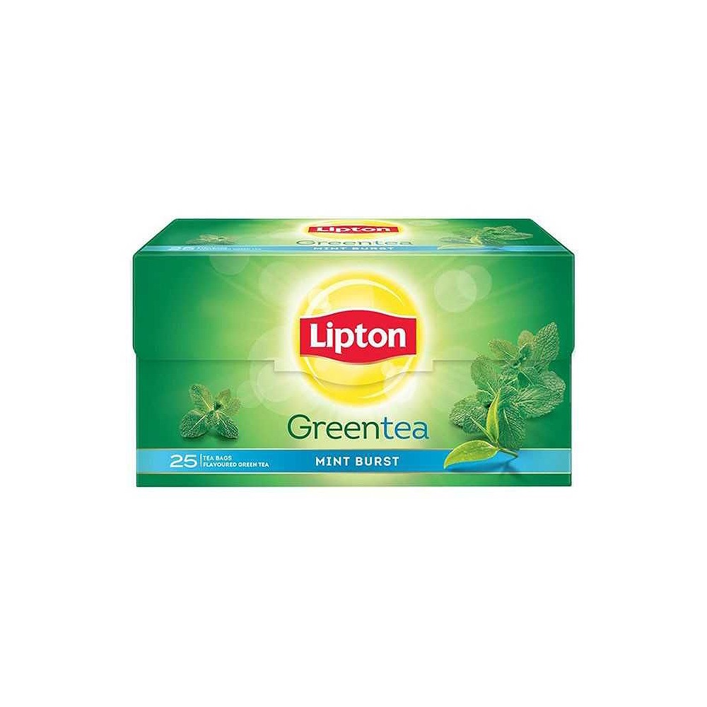 Lipton Green Tea – Herbal/Green/Black Mint Burst 25 Tea – Herbal/Green/Black Bags