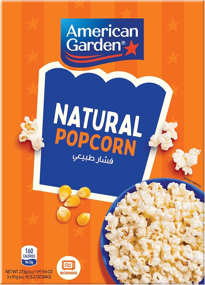 A/G Popcorn Natural 273GR Carton Pack of 12