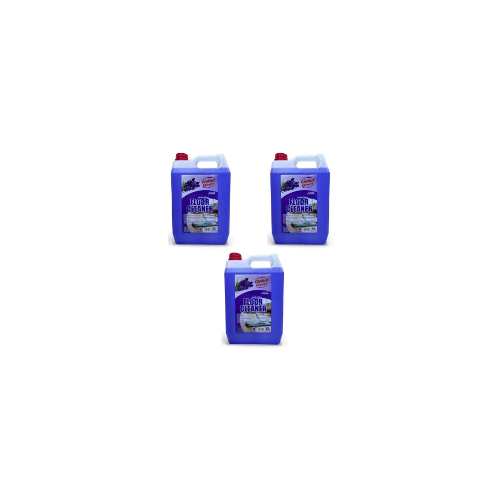 GLOBAL CLEAN Floor Cleaner 5L Liquid Pack of 3