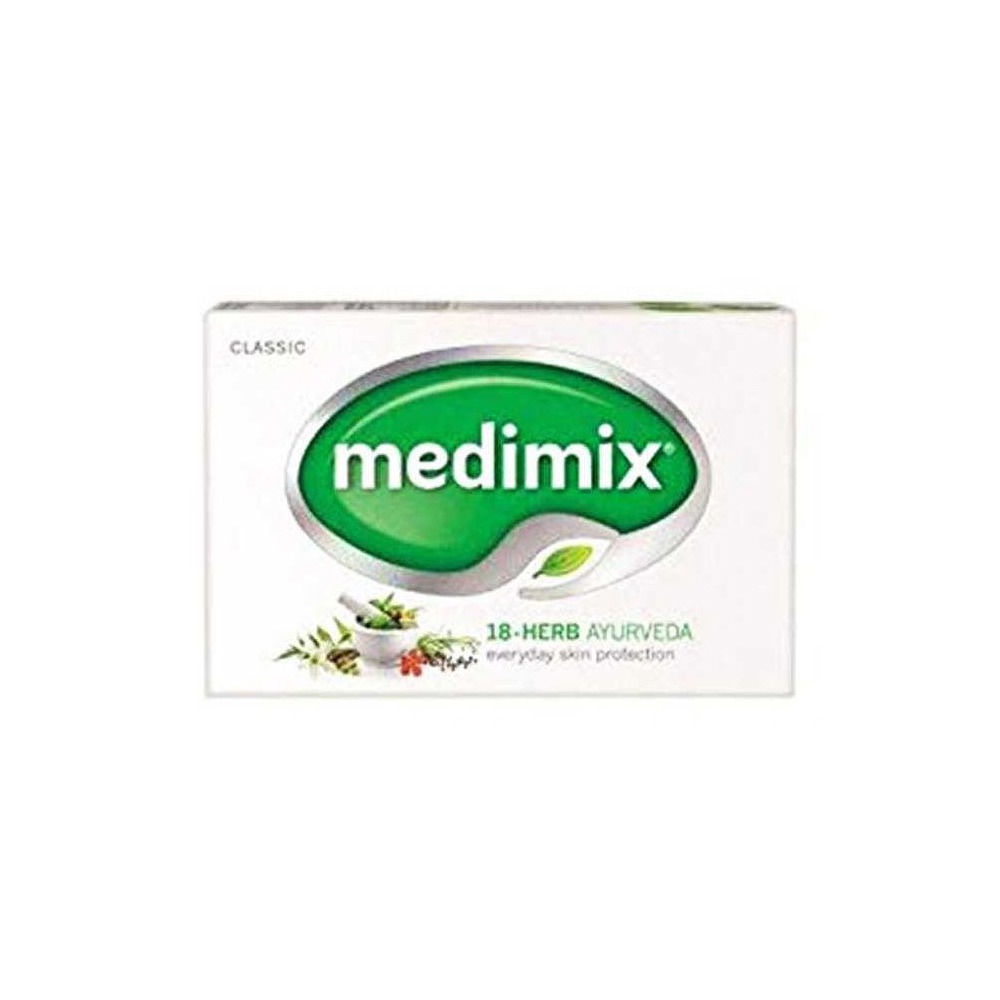 MEDIMIX Ayurvedic Herbal Soap 125g - Natural Herbal Cleansing Bath Soap for Healthy Skin Care & Daily Use