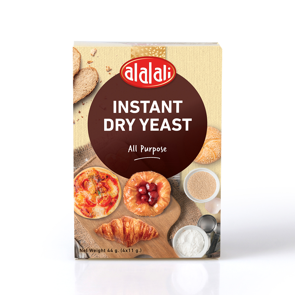 Al Alali Instant Dry Yeast 44GR Carton Pack of 72