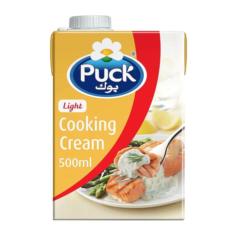 PUCK Cooking Cream Light 500GR Pack of 4