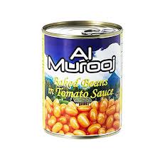 AL MUROOJ Baked Beans in Tomato 400GR Carton Pack of 24