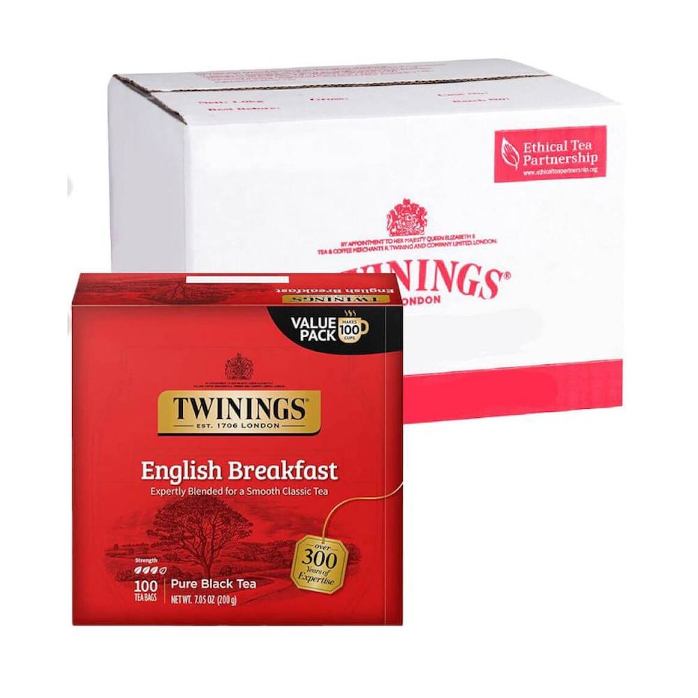 TWININGS ENGLISH BREAKFAST TEA BAG 50‘S [1x6]