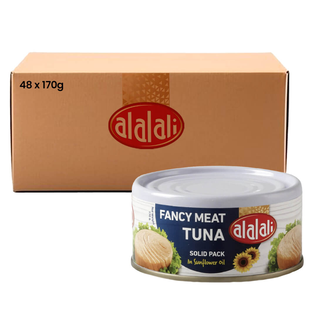 AL ALALI Fancy Meat Tuna in Sunflower Oil 170GR Carton Pack of 48