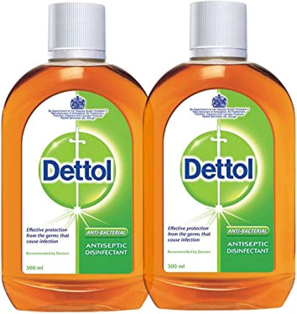 Dettol Antiseptic Liquid 500ML 2 Pack Carton Pack of 12