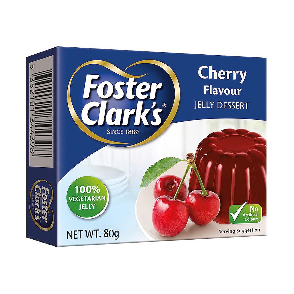 Foster Clark's Jelly Cherry 80GR Carton Pack of 144
