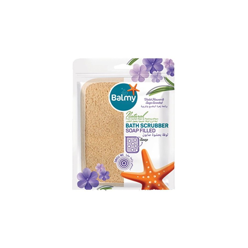 Balmy Bath Scrubber SoapFilled