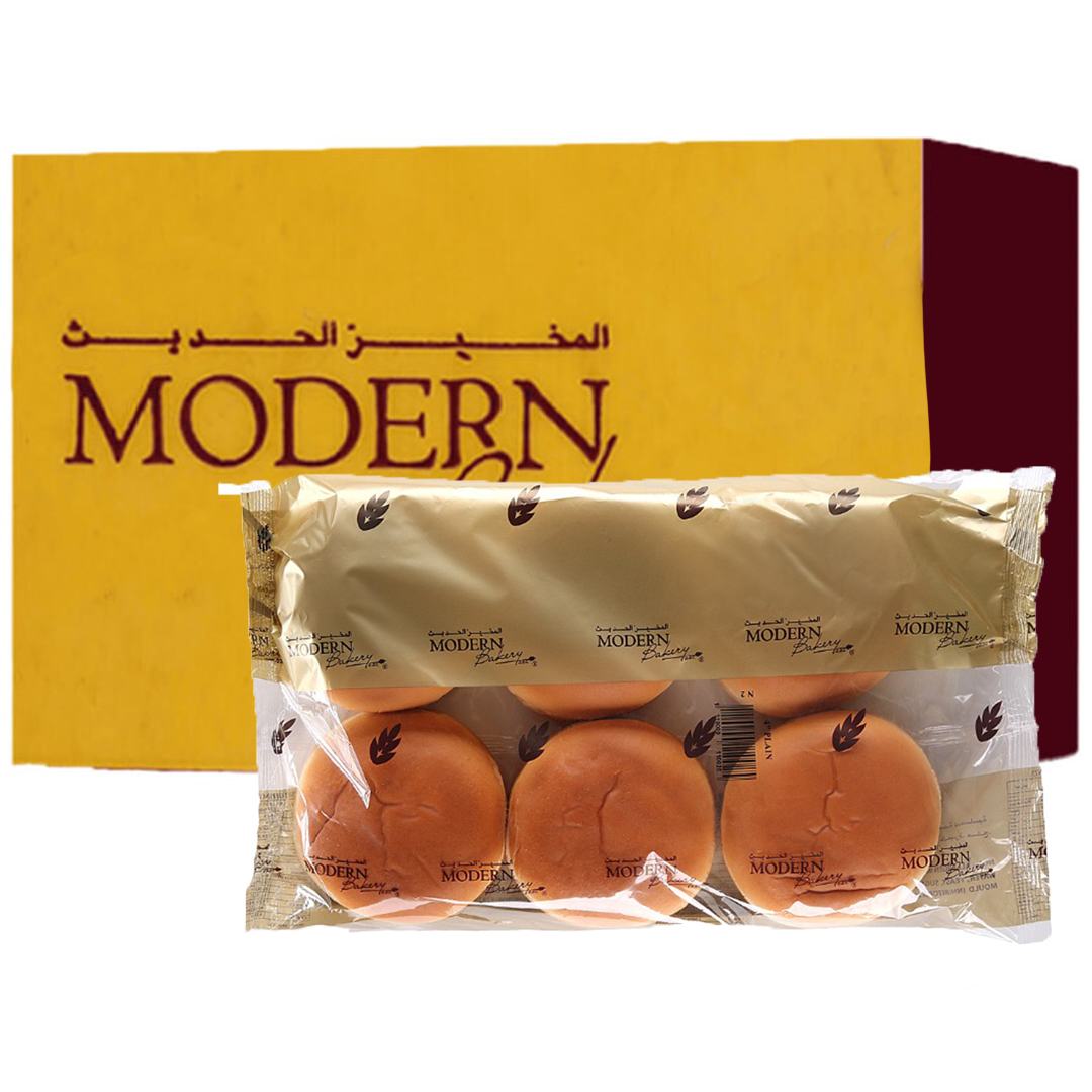 MODERN BAKERY Plain Bread Roll Sandwich 6 3/4 inch Pack of 3